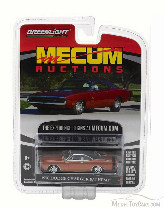 1970 Dodge HEMI Charger R/T, Bronze - Greenlight 37110/48 - 1/64