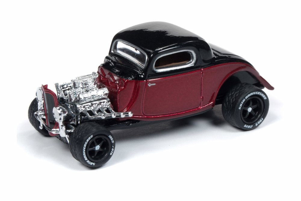 1934 Ford Coupe, Metallic Red and Black - Round 2 JLCG018/48A - 1