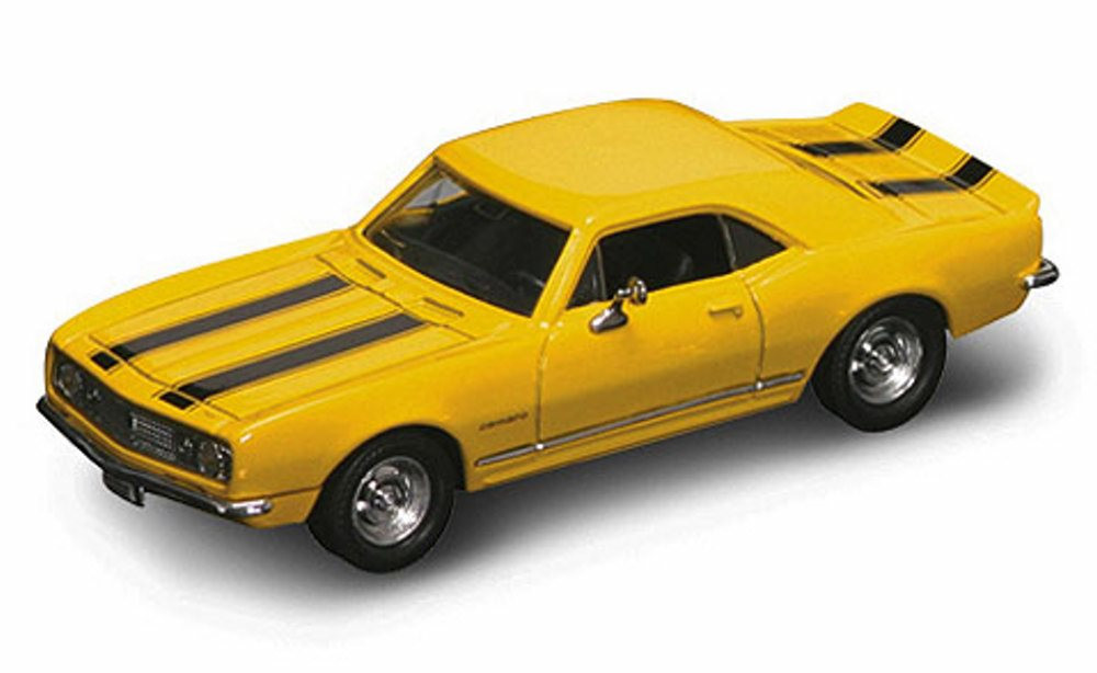 1967 Chevy Camaro Z28, Yellow w/ Stripes - Yatming 94216 - 1/43