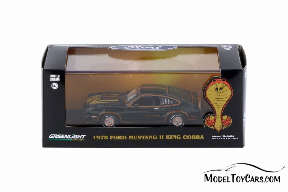 1978 Ford Mustang II King Cobra Hard Top, Black with Gold