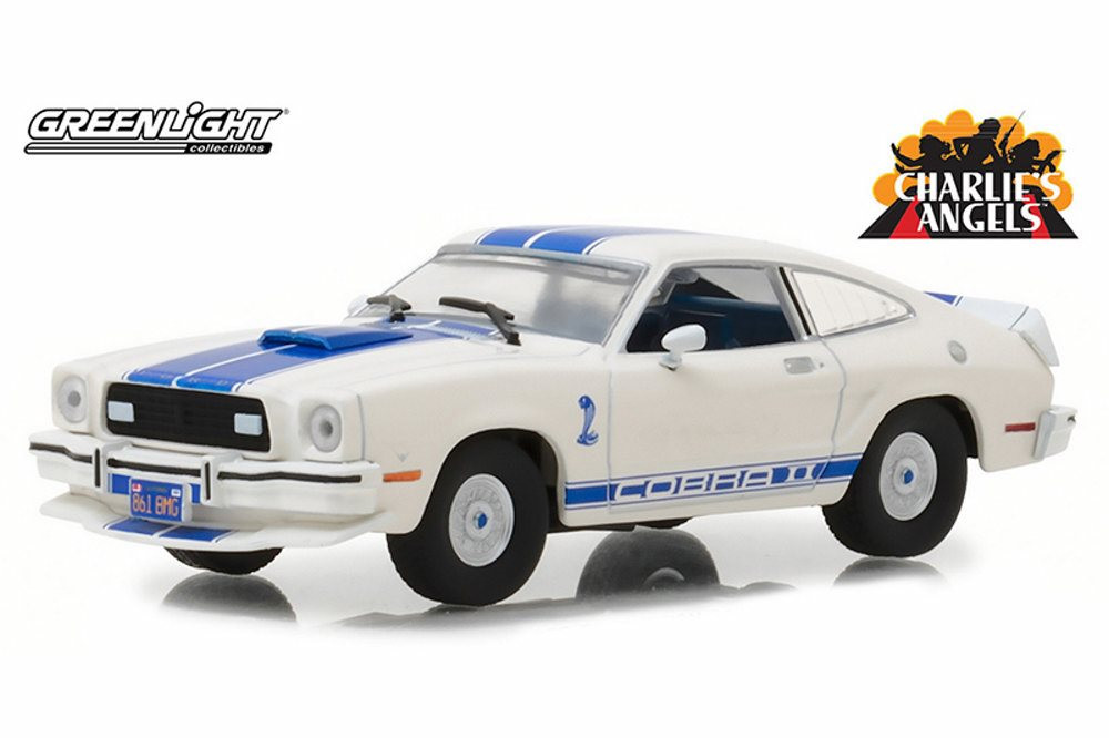 1976 Ford Mustang II Cobra II, Charlie's Angels - Greenlight 86516 - 1/43 Scale Diecast Car