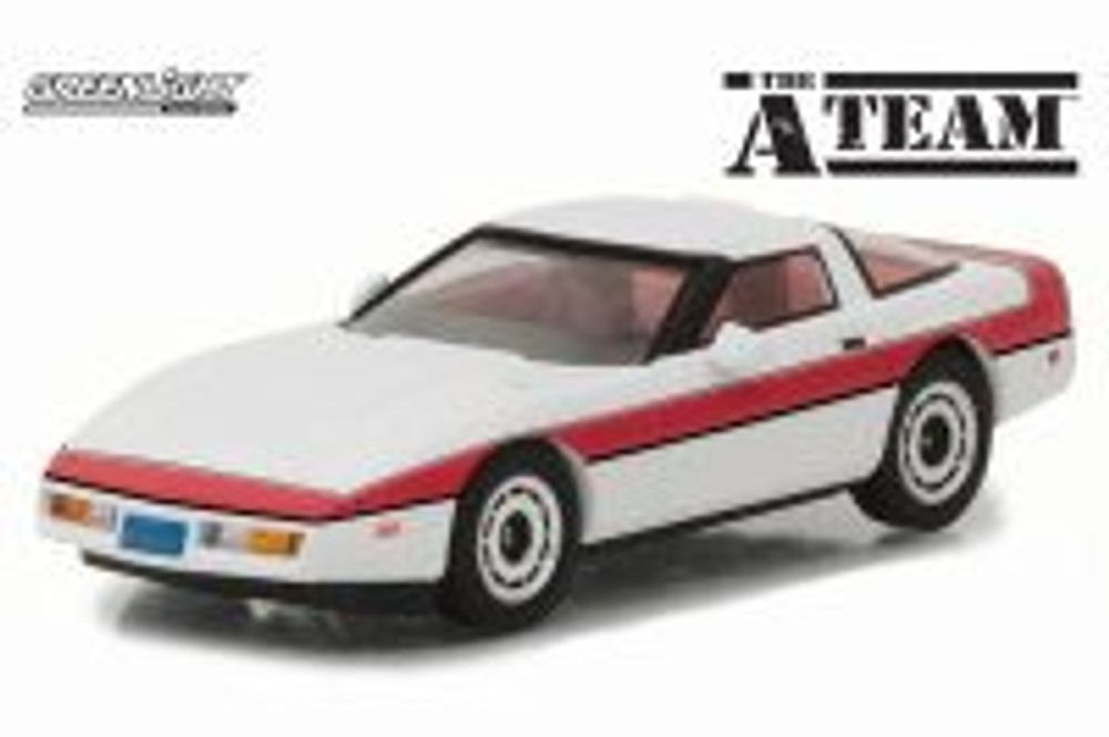 1984 Chevy Corvette C4 Hard Top, The A-Team - Greenlight 86517 - 1/43 scale Diecast Model Toy Car