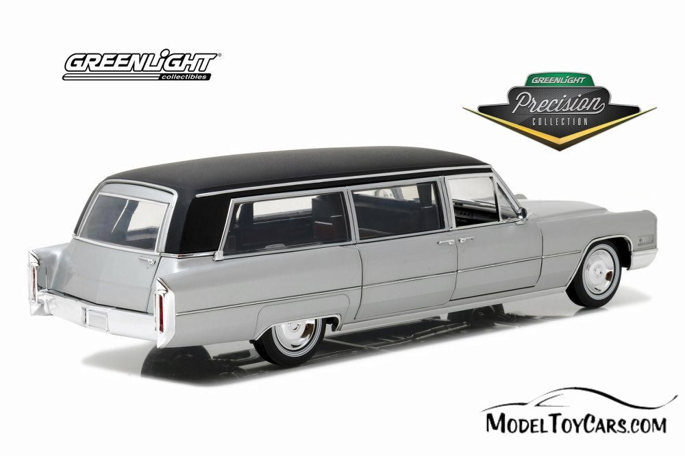 1966 Cadillac S&S Limousine Hardtop - Greenlight 18005 1/18 Scale