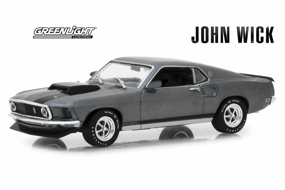 1969 Ford Mustang Boss 429 Hard Top, John Wick - Greenlight 86540