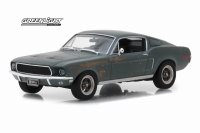 1968 Ford Mustang GT Fastback Hard Top, Green - Greenlight 86437