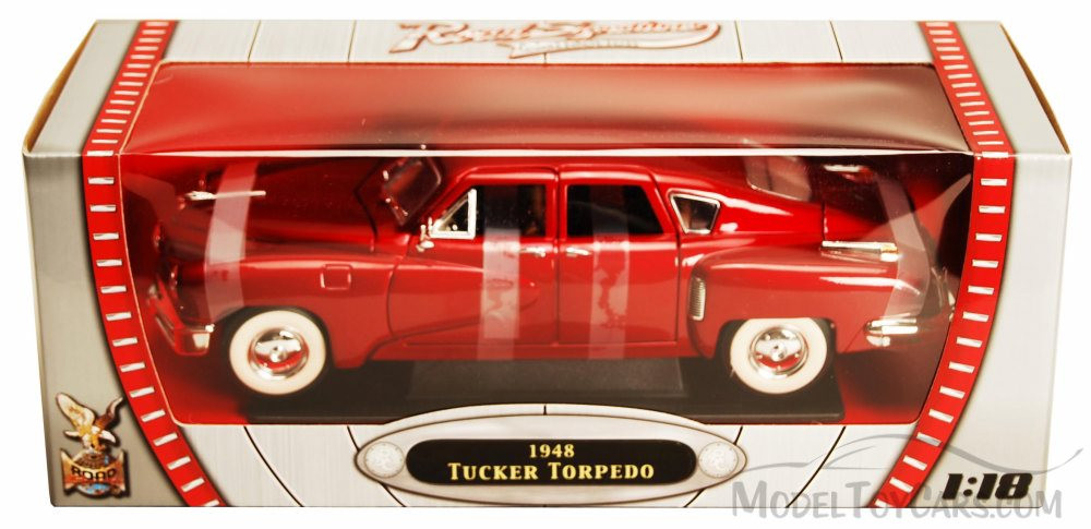 1948 Tucker Torpedo, Red - Yatming 92268 - 1/18 Scale Diecast Model Toy Car