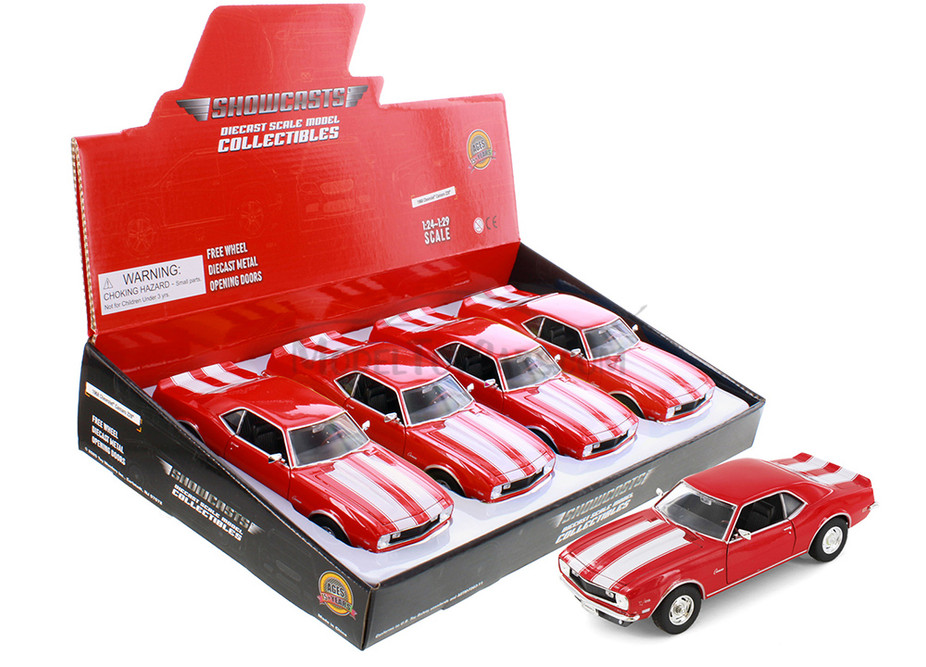 1968 Chevy Camaro Z/28, Red -  Showcasts® 22448 - 1/24 scale Diecast Model Toy Car (Brand New, but NOT IN BOX)