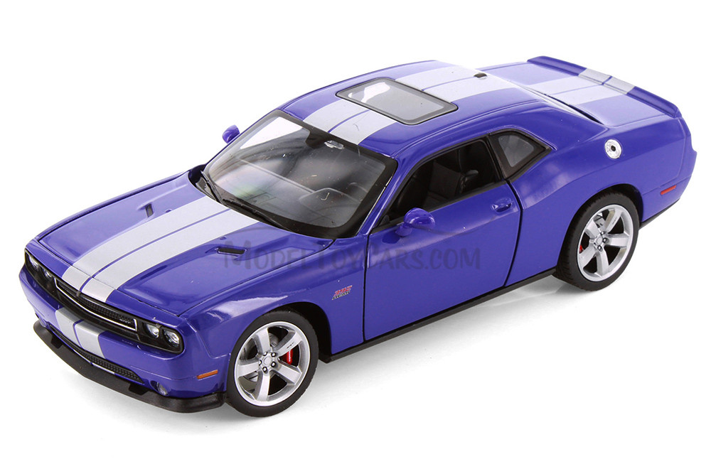 2013 Dodge Challenger SRT, Purple - Showcasts® 24049 - 1/24 Scale Diecast Model Toy Car (Brand New, but NOT IN BOX)