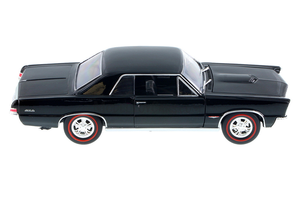 1965 Pontiac GTO, Black - Welly 22092 - 1/24 Scale Diecast Model