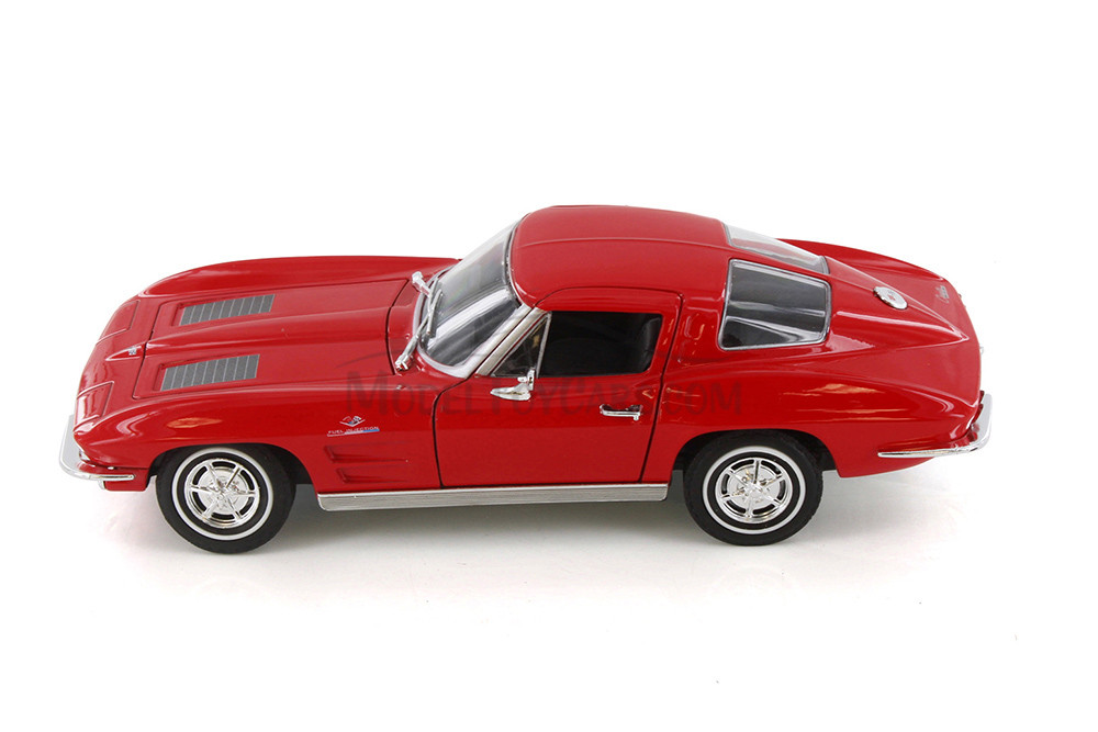 1963 Chevy Corvette Hard Top, Red - Welly 24073/4D - 1/24 scale