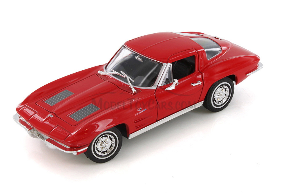 1963 Chevy Corvette Hard Top, Red - Welly 24073/4D - 1/24 scale