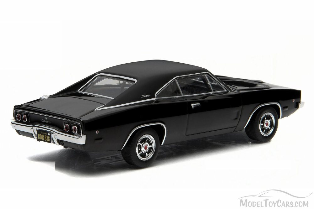 Bullitt 1968 Dodge Charger, Black - Greenlight 86432 - 1/43