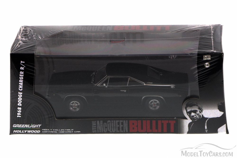 グリーンライト 映画『ブリット』1968 ダッジ・チャージャー GT 1/43 Bullitt 1968 Dodge Charger, Black - Greenlight 86432 - 1/43