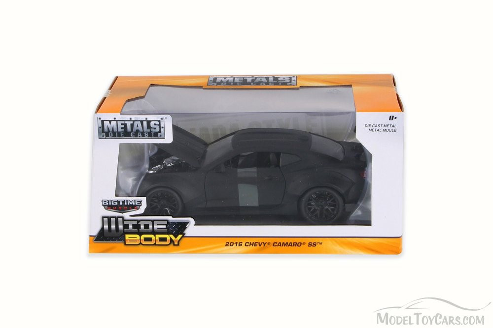 2016 Chevy Camaro SS, Black - Jada 98136WA - 1/24 Scale Diecast