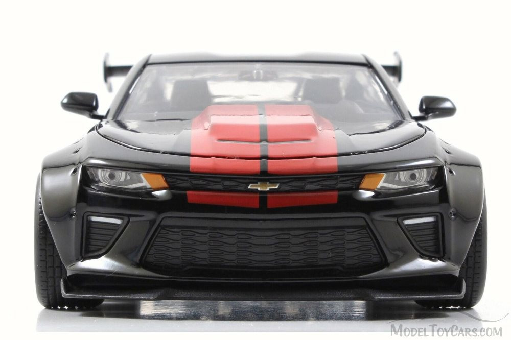 2016 Chevy Camaro SS, Black w/ Red Detail - Jada 98136WA - 1/24