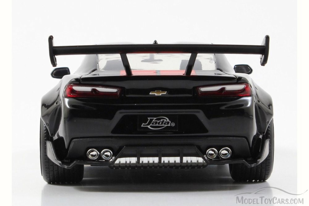 2016 Chevy Camaro SS, Black w/ Red Detail - Jada 98136WA - 1/24