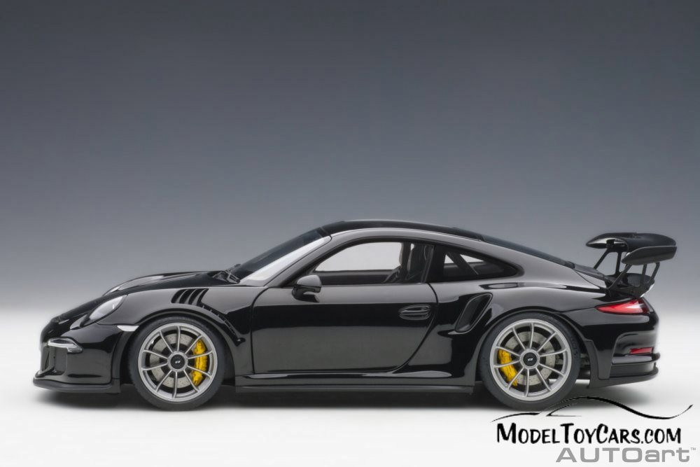 Porsche 911 (991) GT3 RS, Gloss Black - Auto Art 78164 - 1/18 Scale Diecast  Model Toy Car