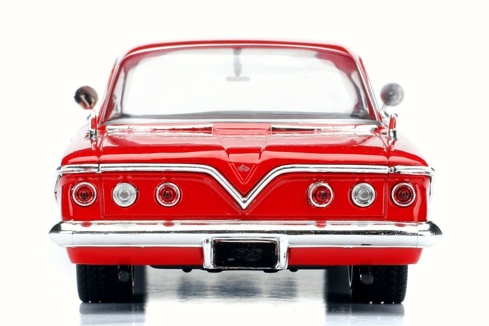 1961 Dom's Chevy Impala F8 Fate of Furious, Red - Jada 98426 - 1