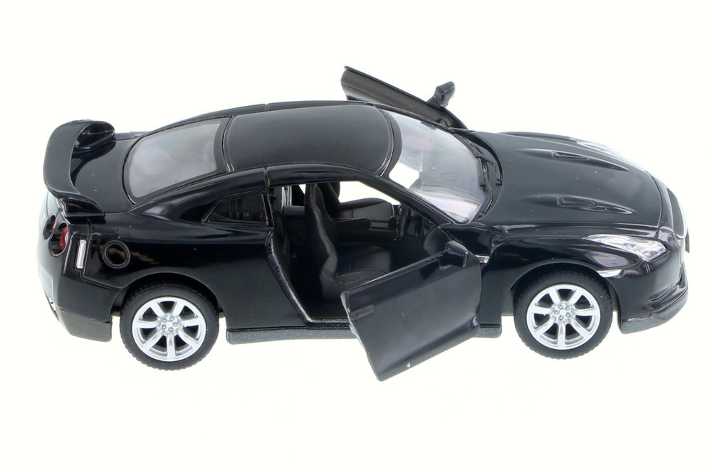 Nissan GT-R R35, Black - Kinsmart 5340D - 1/36 scale Diecast Model Toy Car (Brand New, but NOT IN BOX)