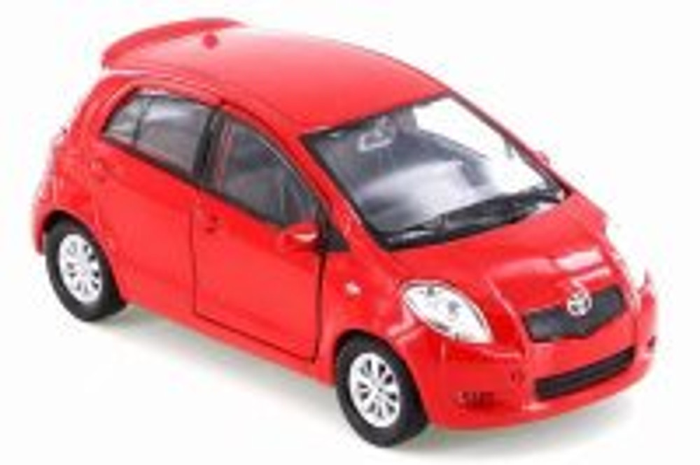 Toyota Yaris, Red - Welly 42396D - Diecast Model Toy Car