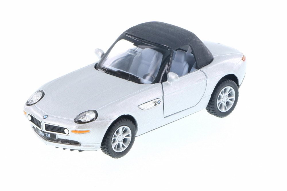 BMW Z8 Soft Top Convertible, Silver - Kinsmart 5022/2D - 1/36