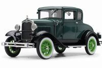 1931 Ford Model A Coupe, Valley Green Vagabond Green - Sun Star