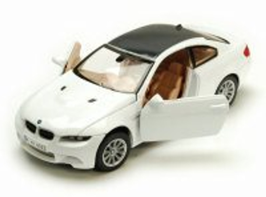 BMW M3 Coupe, White - Motormax 73347W - 1/24 Scale Diecast Model Toy Car