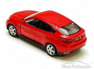 BMW X6, Red - Kinsmart 5336D - 1/38 scale Diecast Model Toy Car (Brand New, but NOT IN BOX)