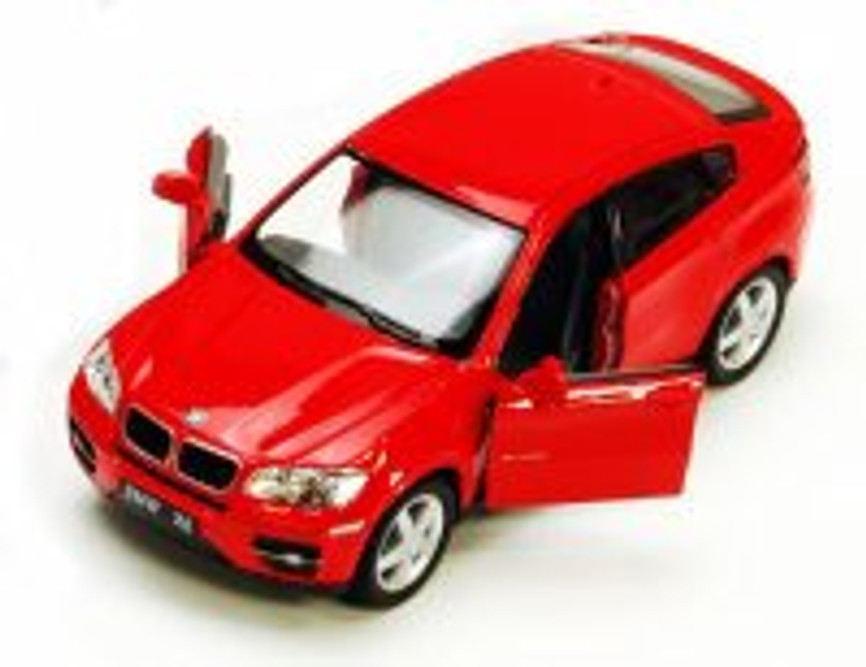 BMW X6, Red - Kinsmart 5336D - 1/38 scale Diecast Model Toy Car (Brand New, but NOT IN BOX)