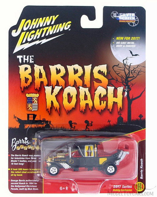 The Barris Koach, Black - Round 2 JLSS002 - 1/64 Scale Diecast Model Toy Car