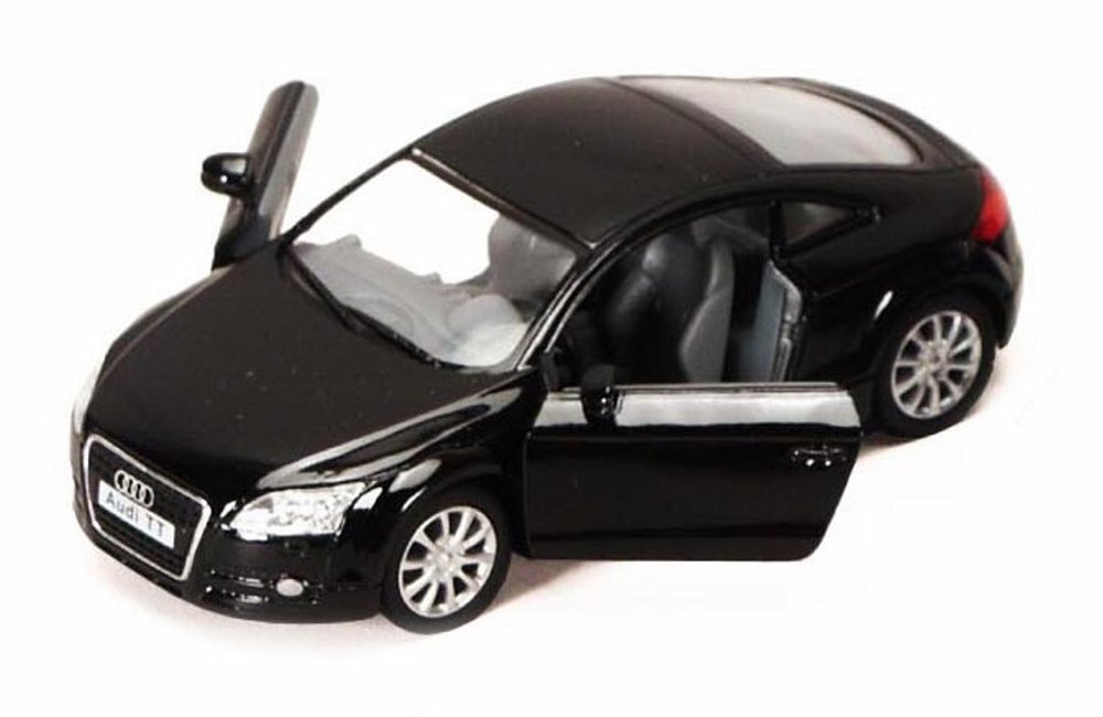 2008 Audi TT Coupe, Black - Kinsmart 5335D - 1/32 scale Diecast Car (Brand New, but NOT IN BOX)