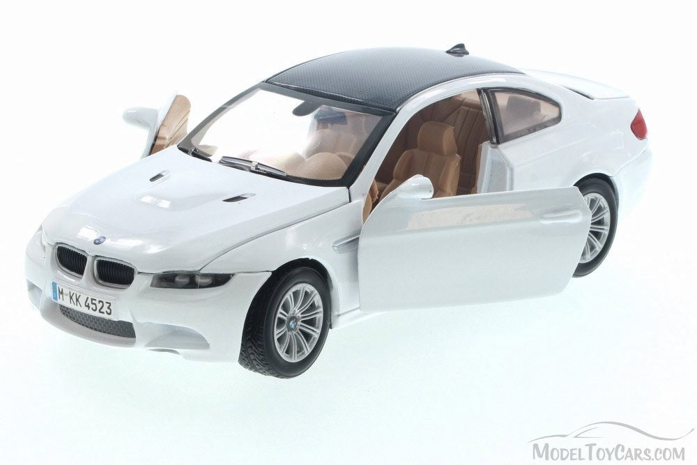 2008 BMW M3 Coupe, Cream White - Motor Max 73347/16D - 1/24 Scale Diecast Model Toy Car