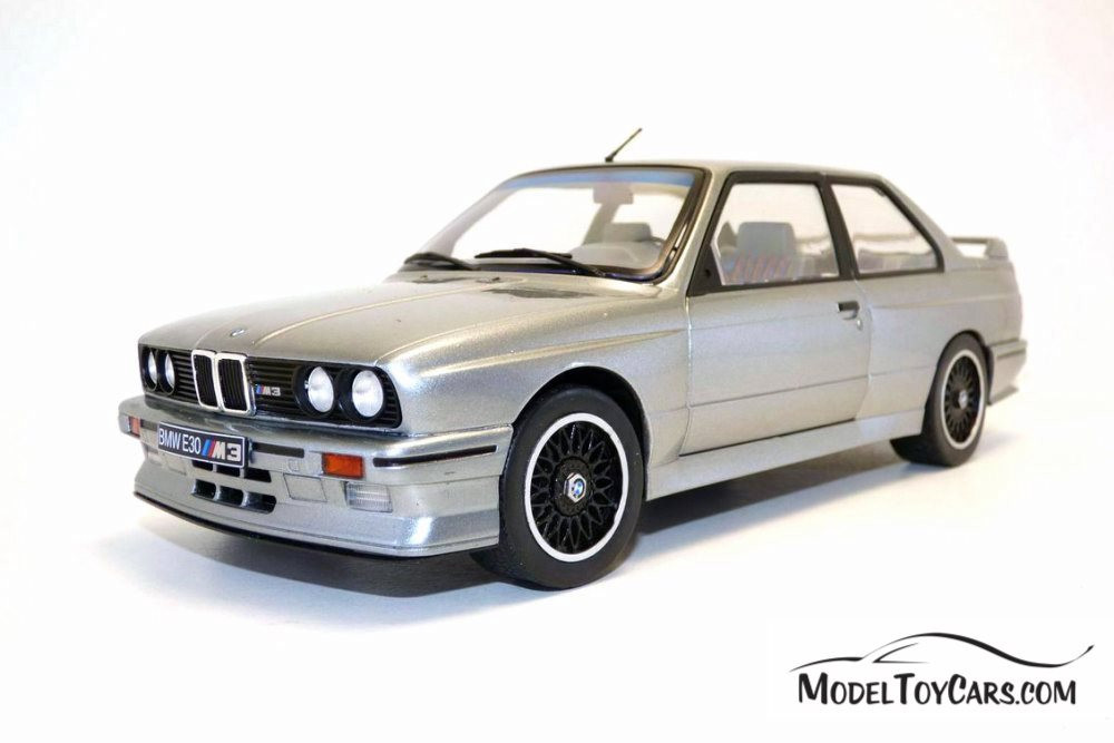 1990 BMW E30 M3 Hardtop, Silver - Solido S1801506 - 1/18 scale Diecast Model Toy Car