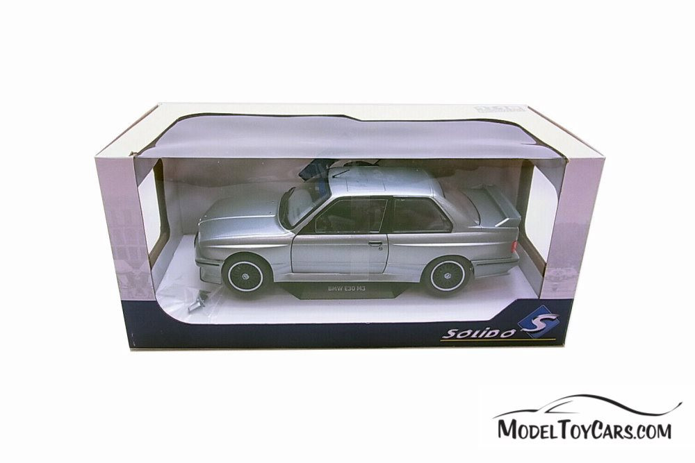 1990 BMW E30 M3 Hardtop, Silver - Solido S1801506 - 1/18 scale