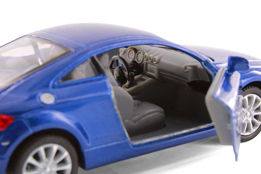 2008 Audi TT Coupe, Blue - Kinsmart 5335D - 1/32 scale Diecast Car