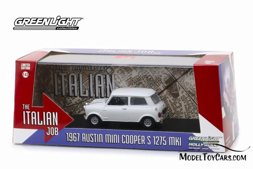 入荷予定Greenlight グリーンライト 1/43 Austin Mini Cooper S 1275 MK1 The Italian Job ミニミニ大作戦 オースチン ミニ クーパー 乗用車