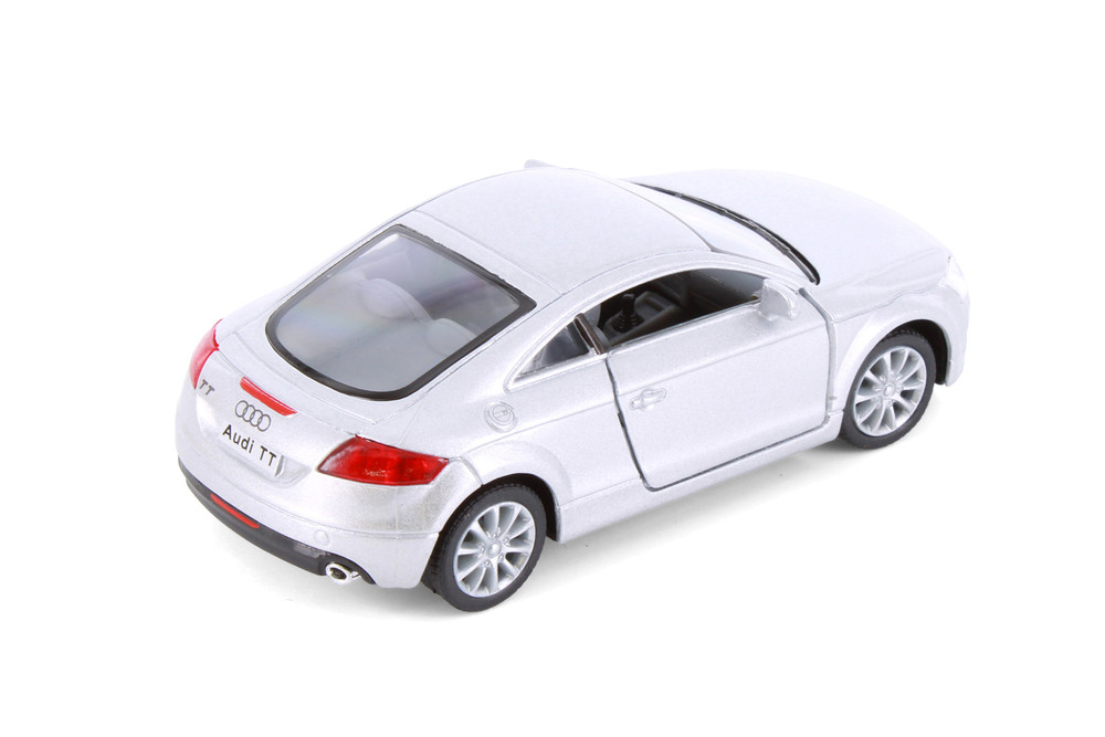 2008 Audi TT Coupe, Metallic Silver - Kinsmart 5335D - 1/32 Scale
