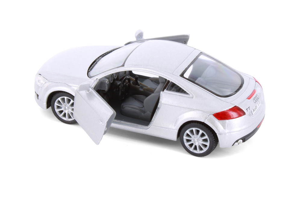 2008 Audi TT Coupe, Metallic Silver - Kinsmart 5335D - 1/32 Scale