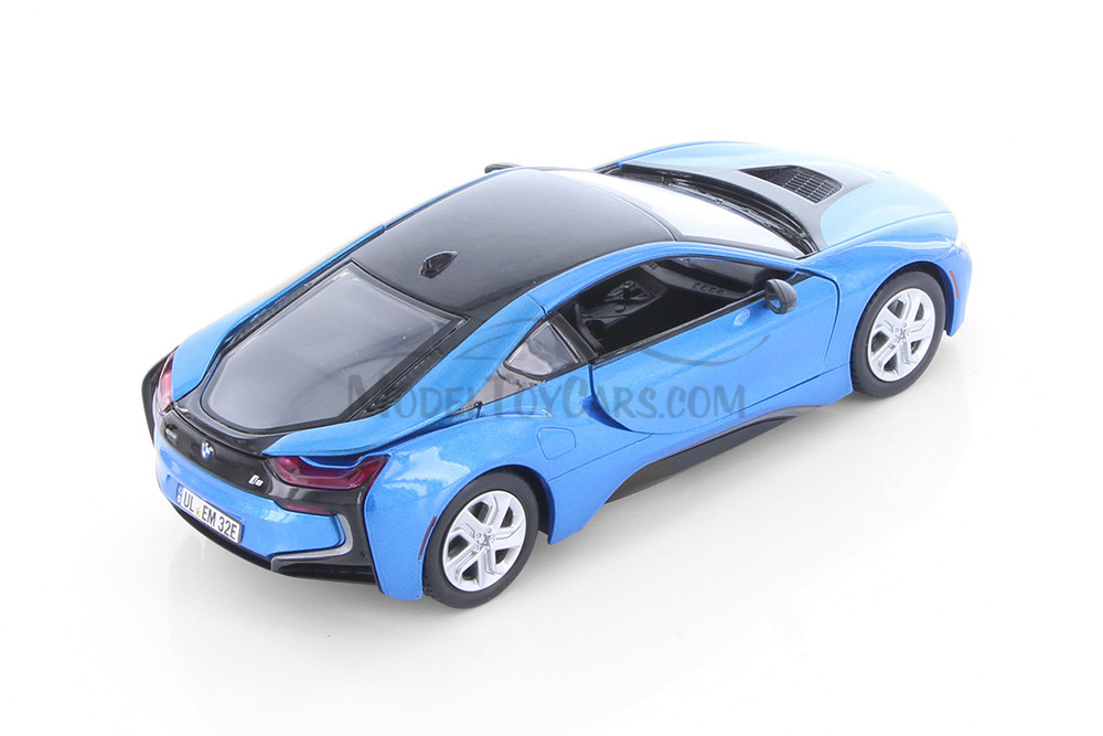 2018 BMW i8 Coupe, Blue - Showcasts 79359/16D - 1/24 scale Diecast Model Toy Car (1 car, no box)