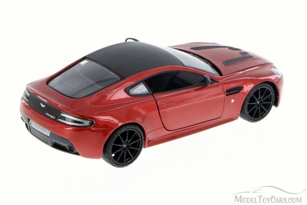 Aston Martin V12 Vantage S Coupe, Red - Motor Max 79322L - 1/24 Scale Diecast Model Toy Car