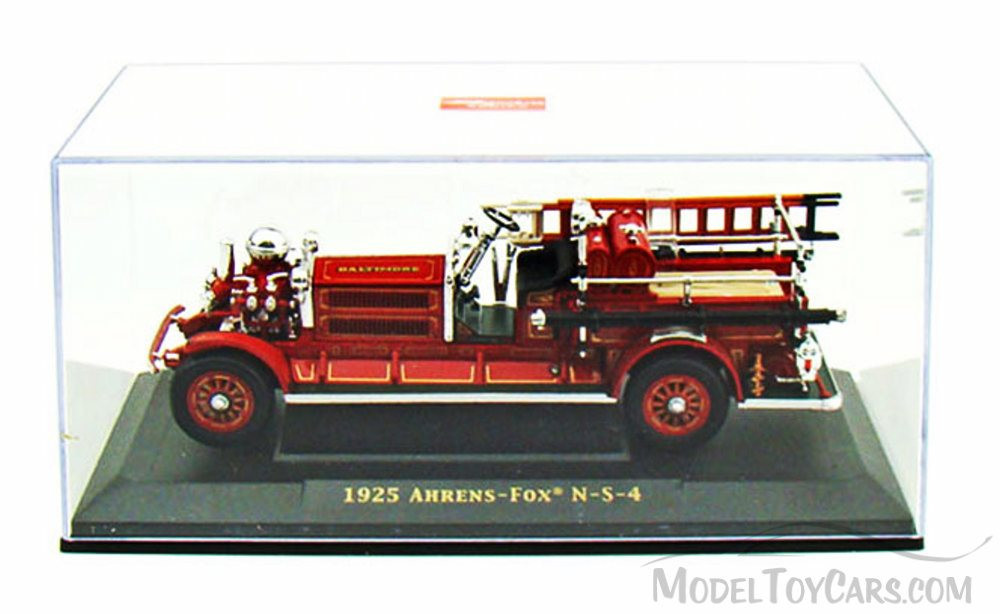 1925 Ahrens-Fox N-S-4 Fire Engine Baltimore, Red - Yatming 43004
