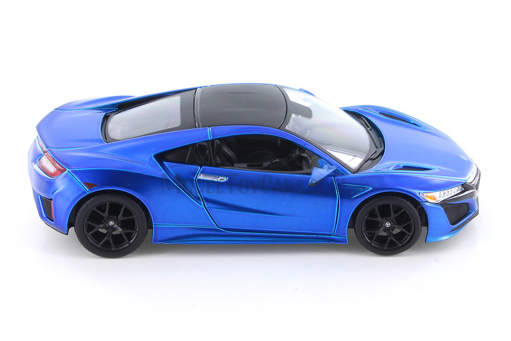 2018 Acura NSX Hardtop, Blue - Showcasts 34234 - 1/24 scale Diecast Model Toy Car