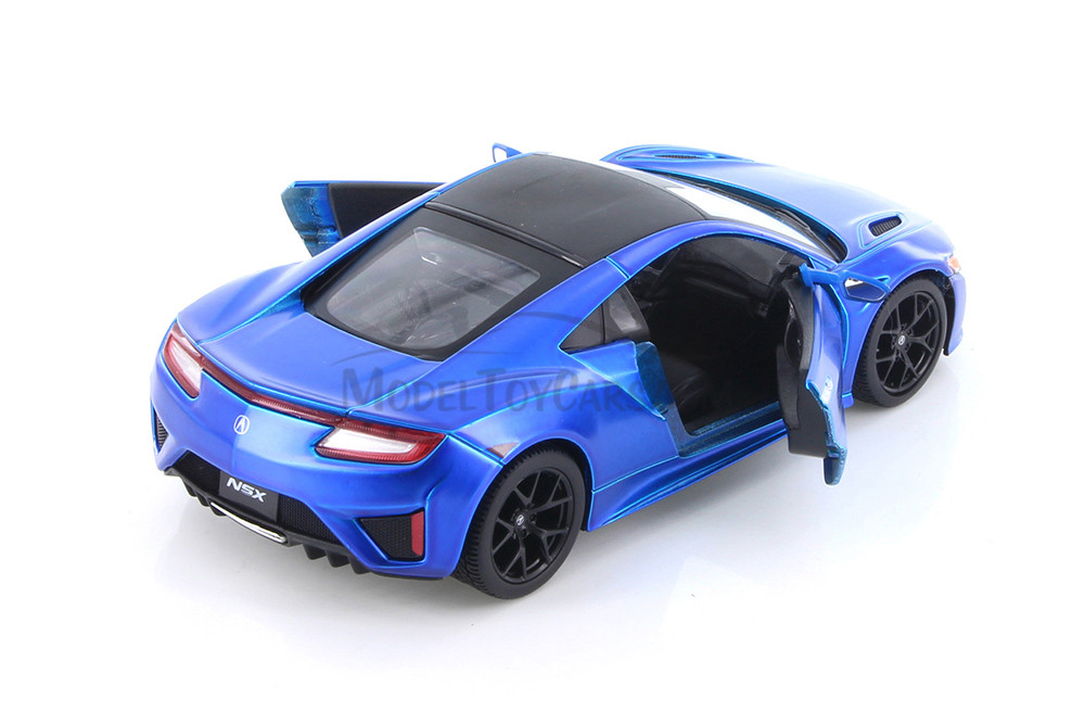 2018 Acura NSX Hardtop, Blue - Showcasts 34234 - 1/24 scale Diecast Model Toy Car