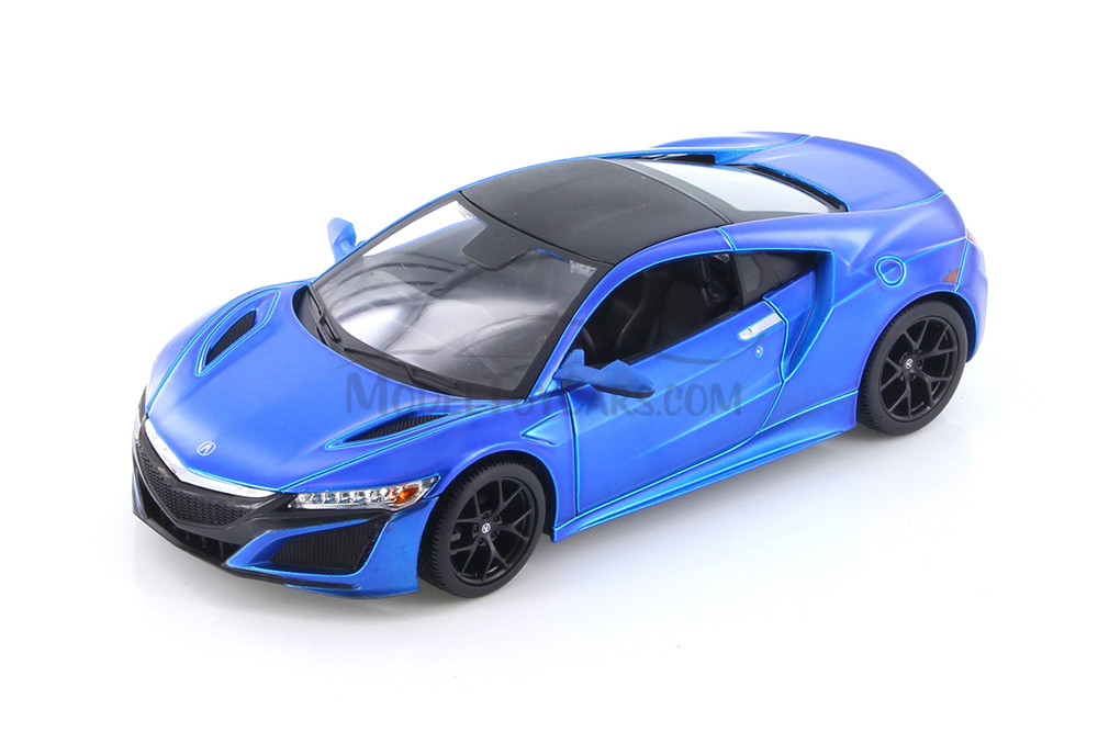 2018 Acura NSX Hardtop, Blue - Showcasts 34234 - 1/24 scale Diecast Model Toy Car