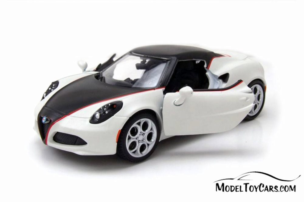 Alfa-Romeo 4C Hardtop, White and Black - Showcasts 79513 - 1/24