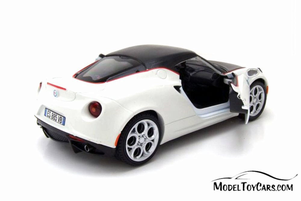 Alfa-Romeo 4C Hardtop, White and Black - Showcasts 79513 - 1/24