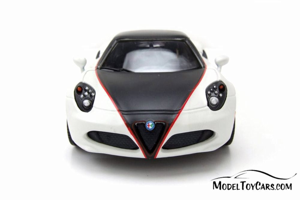 Alfa-Romeo 4C Hardtop, White and Black - Showcasts 79513 - 1/24