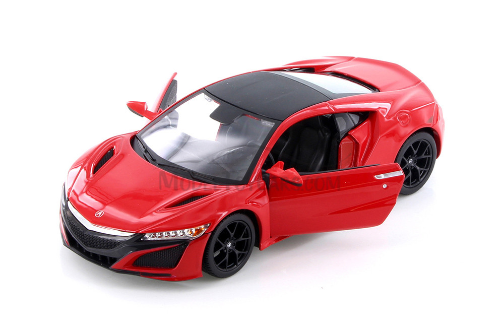 2018 Acura NSX Hardtop, Metallic Red - Maisto 31234R - 1/24 scale