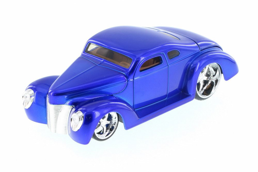 1940 Ford Coupe Custom, Blue - Jada 90281LC - 1/24 Scale Diecast