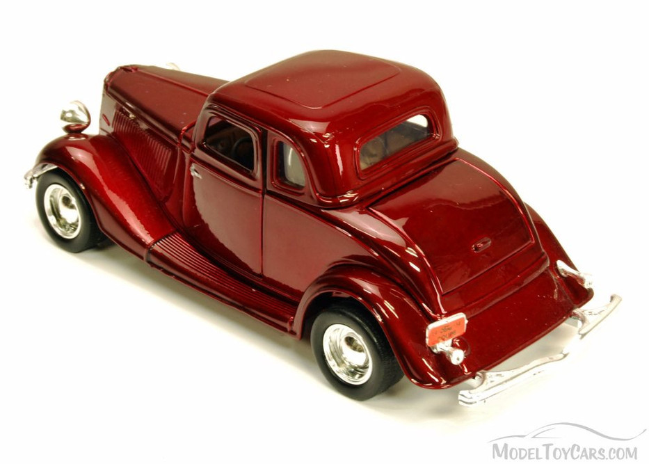 1934 Ford Coupe, Red - Motormax 73217 - 1/24 scale Diecast Model